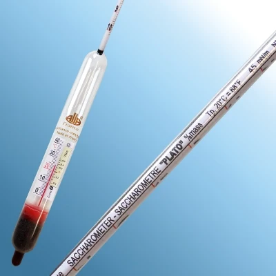 Hydrometer 20-30 Plato med termometer – Alla France