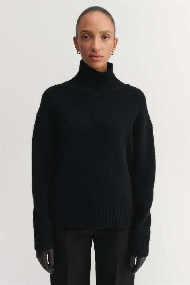 ALMADA LABEL - Pre-Order Nola Turtleneck Sweater - Black