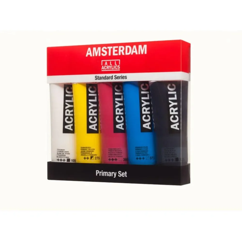 Amsterdam Acryl 5 tuber Primary Set Amsterdam Acryl 5 tuber Primary Set