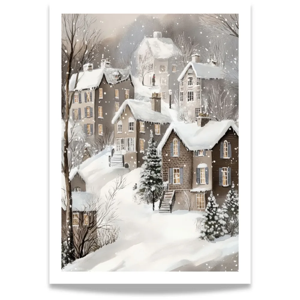 COZY WINTER STORY No43 - GAMLE HUS I VINTERLYS