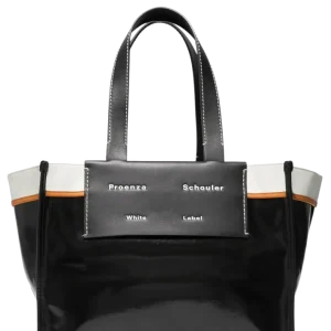 Large Morris Coated Canvas Tote – Black