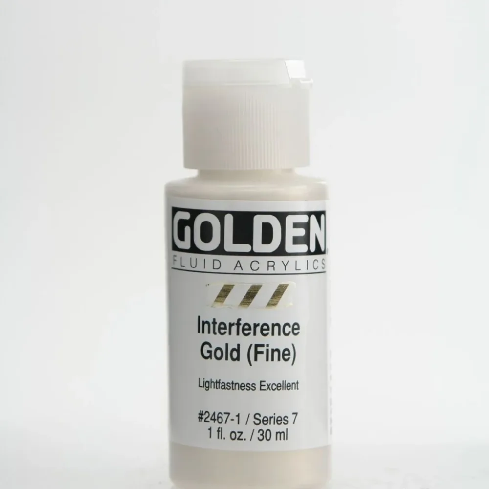 Golden – Fluid 30ml – 2467-1 Interference Gold (Fine) Golden – Fluid 30ml – 2467-1 Interference Gold (Fine)