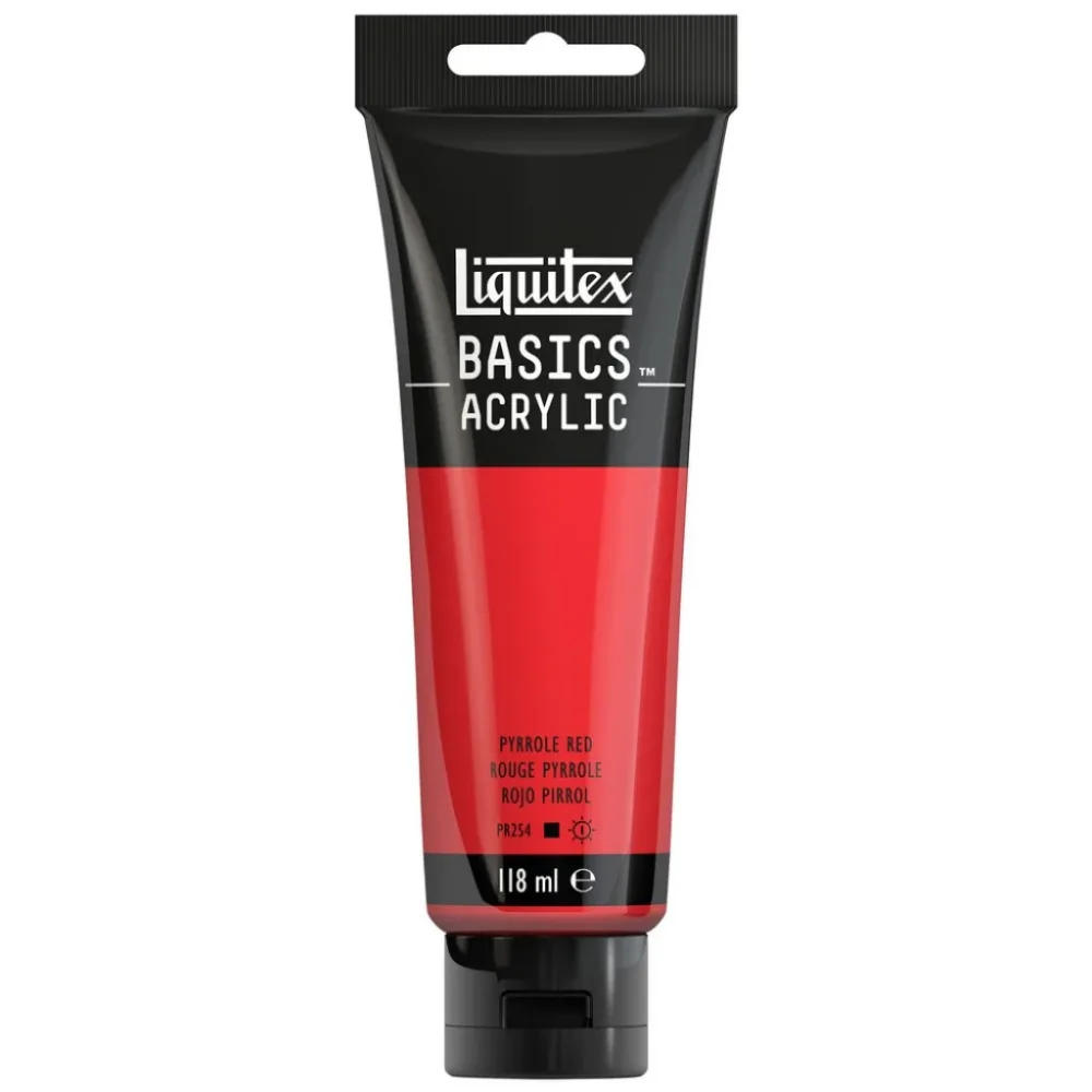 Liquitex Basics Acrylic 118ml - 321 Pyrrole Red S1