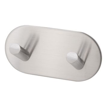 KROK CAMARGUE DOBBEL RUND 100X50X30MM BØRSTET KROM KROK CAMARGUE DOBBEL RUND 100X50X30MM BØRSTET KROM