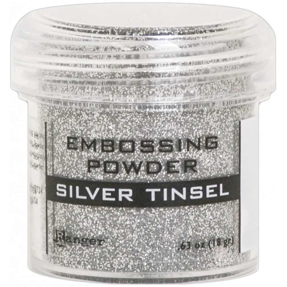 Embossingpulver Ranger – Silver Tinsel 18g