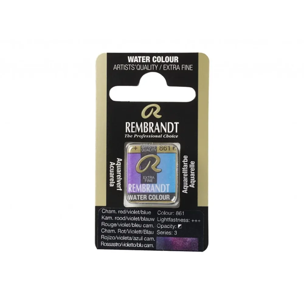 Rembrandt Akvarell Halfpan - Chameleon Red/Violet/Blue 861