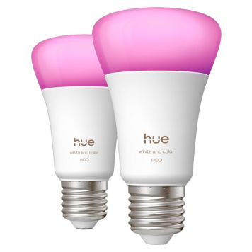 LYSPÆRE PHILIPS HUE A60 WCA E27 9W 2-PK LYSPÆRE PHILIPS HUE A60 WCA E27 9W 2-PK