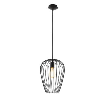 PENDEL EGLO NEWTOWN 1L 1X60W E27 SVART