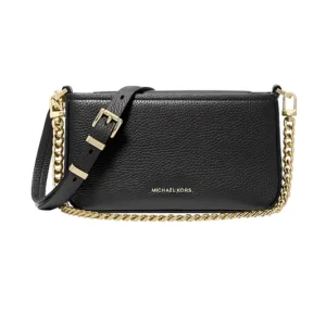 Bryant Small Pebbled Leather Convertible Pochette – Black Bryant Small Pebbled Leather Convertible Pochette – Black