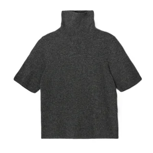 Relaxed Turtleneck Tee – Graphite