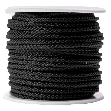 POLYESTERSILKELINE POLY-PRODUKTER Ø3MMX25M SVART