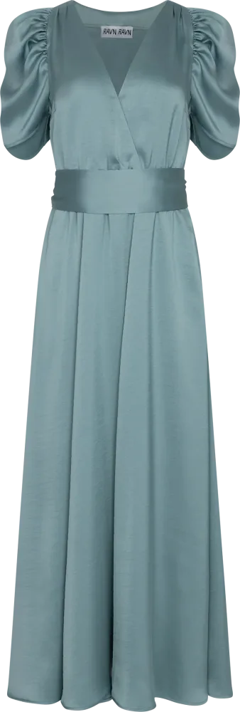 Emma Dress - Stone Blue