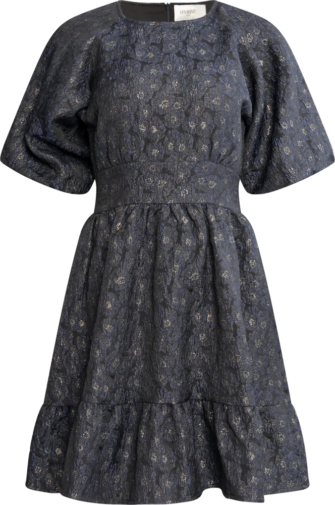 Svanhild Brocade Dress - Navy - Bilde 2