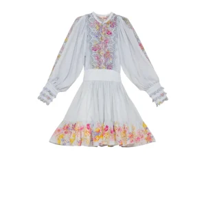 Cotton Slub Mini Dress – Flower Market