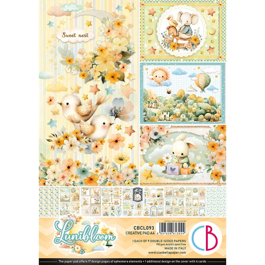 Ciao Bella – Lunibloom A4 Creative Pad (9pcs) (CBCL093)