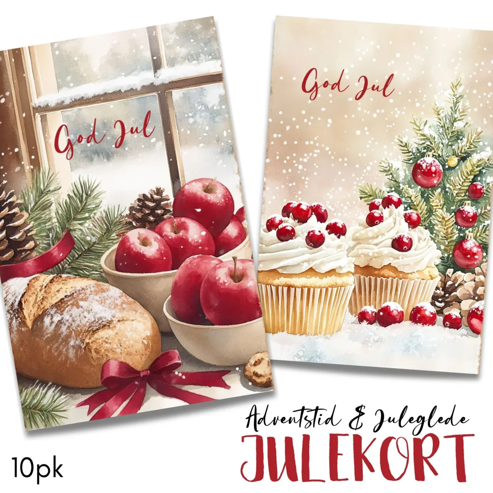 ADVENTSTID & JULEGLEDE JULEKORT No4 – 10PK
