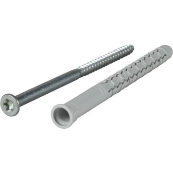 FASADEPLUGG ESSVE GXL MED SKRUE FORSENKET HODE FZB 8X120MM FASADEPLUGG ESSVE GXL MED SKRUE FORSENKET HODE FZB 8X120MM