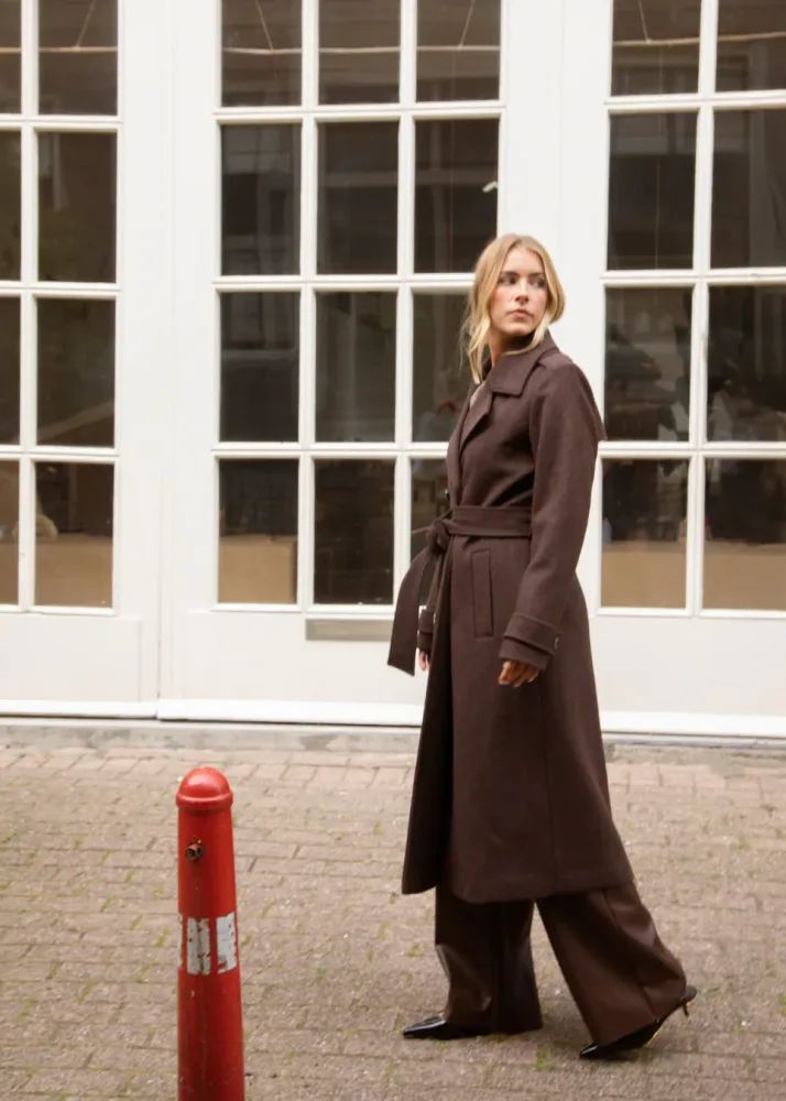 ShayMD Coat - Dark Coffee - Bilde 2