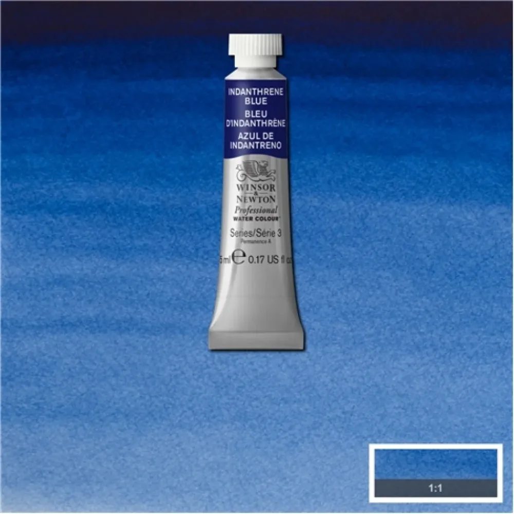 W&N - Artists Water Colour 5ml - 321 Indianthrene Blue