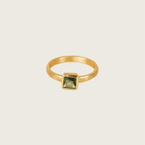 SHANSHAN PARIS – Nyrah Ring – Green Tourmaline SHANSHAN PARIS – Nyrah Ring – Green Tourmaline