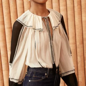 ULLA JOHNSON – Lenore Blouse – Moonflower ULLA JOHNSON – Lenore Blouse – Moonflower