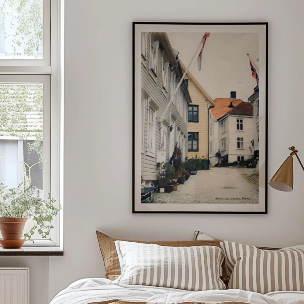 GAMLE NØSTEGATEN, SYDNES – BERGEN FOTOPLAKAT - Bilde 2
