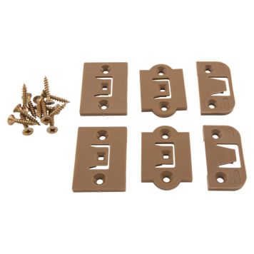 FESTEPLATE ASSA ABLOY FOR LETT INNERDØR BRUN FESTEPLATE ASSA ABLOY FOR LETT INNERDØR BRUN