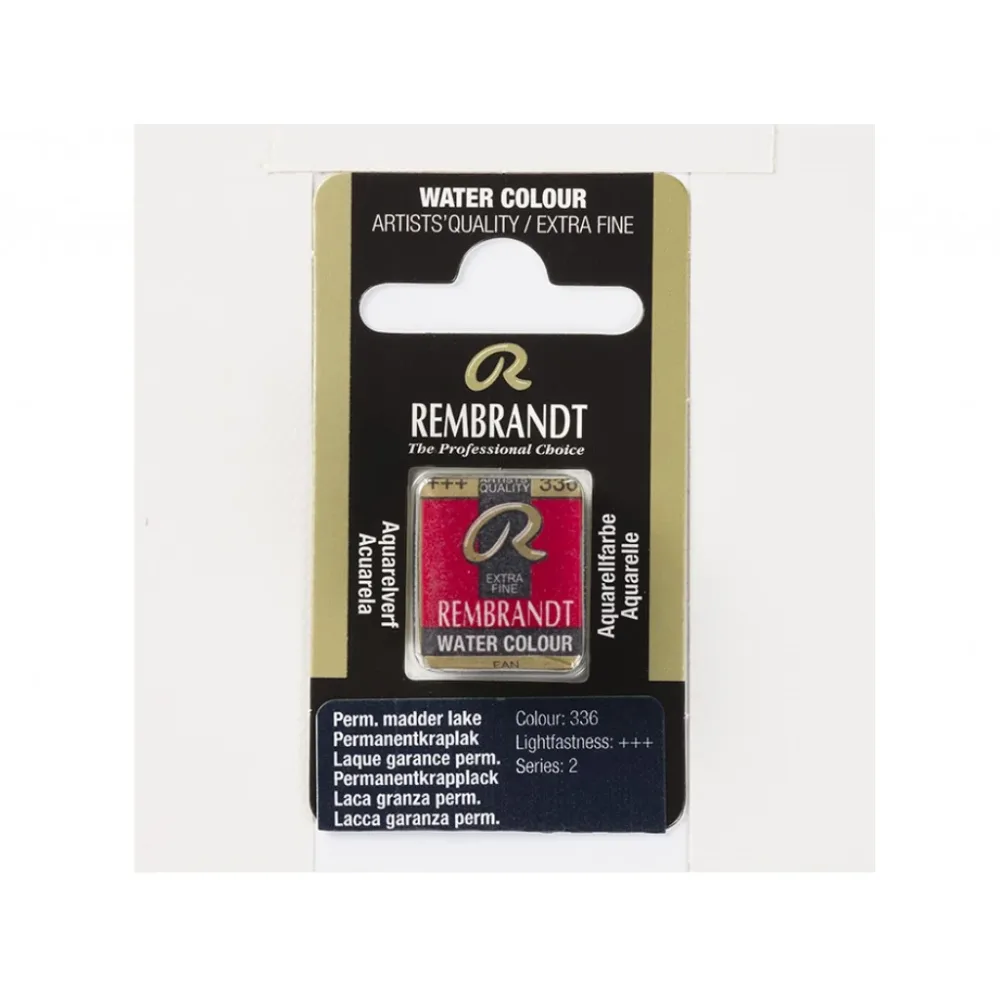 Rembrandt Akvarell Halfpan – Permanent Madder 336