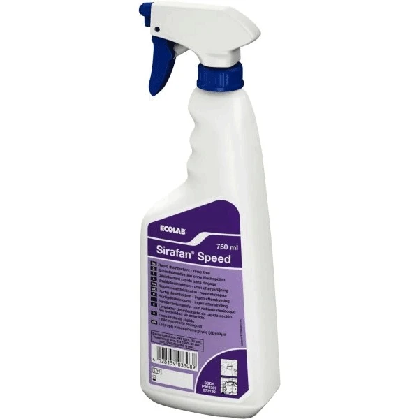Sirafan Speed 750ml – skyllefritt desinfeksjonsmiddel – Ecolab