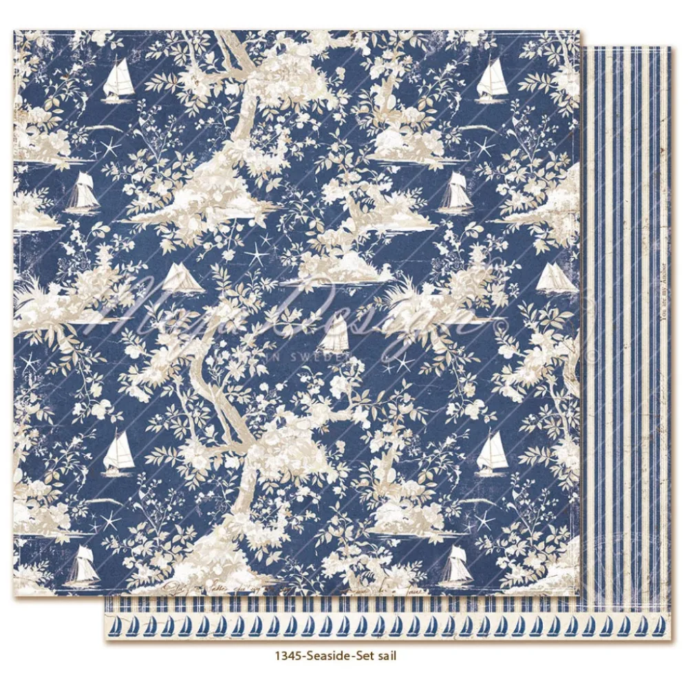 Maja Design Mønsterpapir – Seaside – Set sail