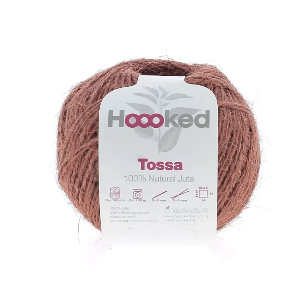 Hoooked Jute Tossa – Brick  100g