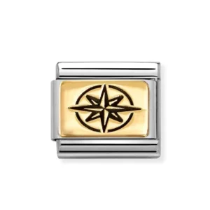 Nomination – Link PLATES 18k gold WIND ROSE Nomination – Link PLATES 18k gold WIND ROSE