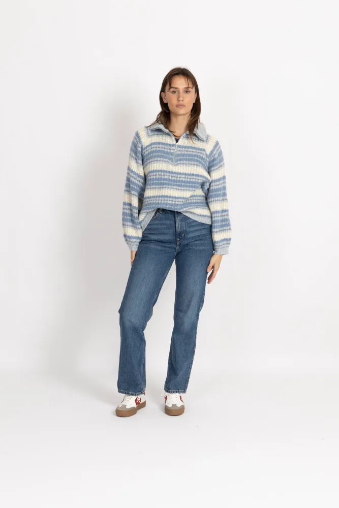 Lova Half-Zip - Blue - Bilde 2