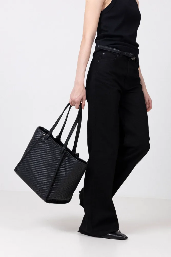 Allround Tote W Braided - Black - Bilde 2