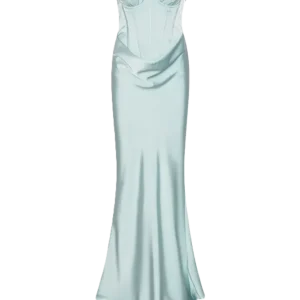 Satin Corset Maxi Dress – Plein Air