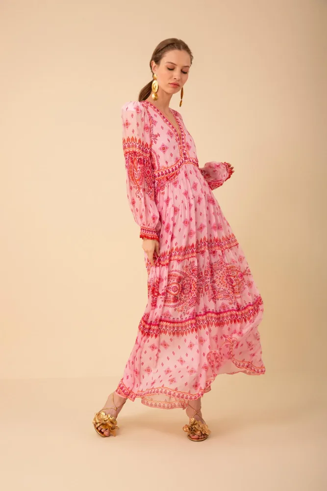 Alaia Maxi Dress - Pink - Bilde 2