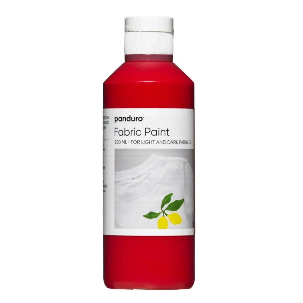 Tekstilmaling (Fabric Paint) 250ml - Primary Red