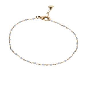 The Blue Bead Anklet – Light Blue The Blue Bead Anklet – Light Blue