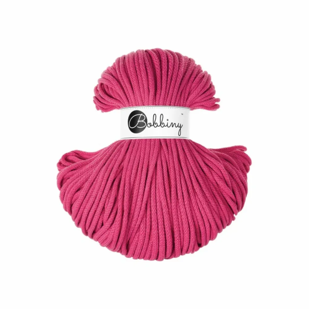 Bobbiny Braided Cord 5mm 100m – Dopamine Pink Bobbiny Braided Cord 5mm 100m – Dopamine Pink