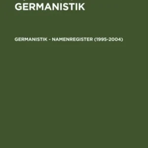 Germanistik – Namenregister (1995-2004)