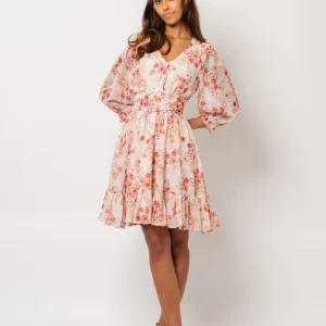 Gyri Golden Flower Short Dress – Indian Summer