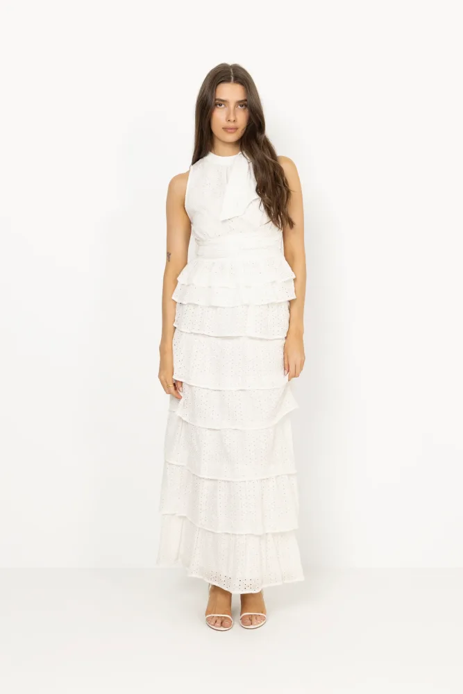 Ansol Emb Top - Off White - Bilde 2