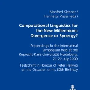 Computational Linguistics for the New Millennium: Divergence or Synergy?
