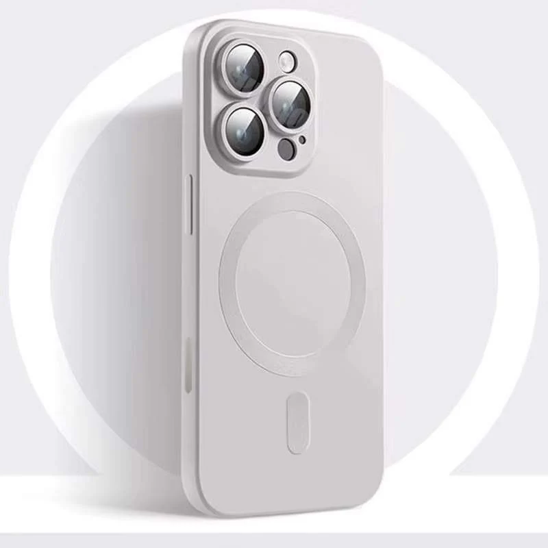 Magnetisk ladeetui med linsebeskytter for iPhone 15 Pro - Bilde 2