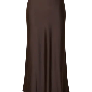 Lena Hw Midi Skirt – Coffee Bean