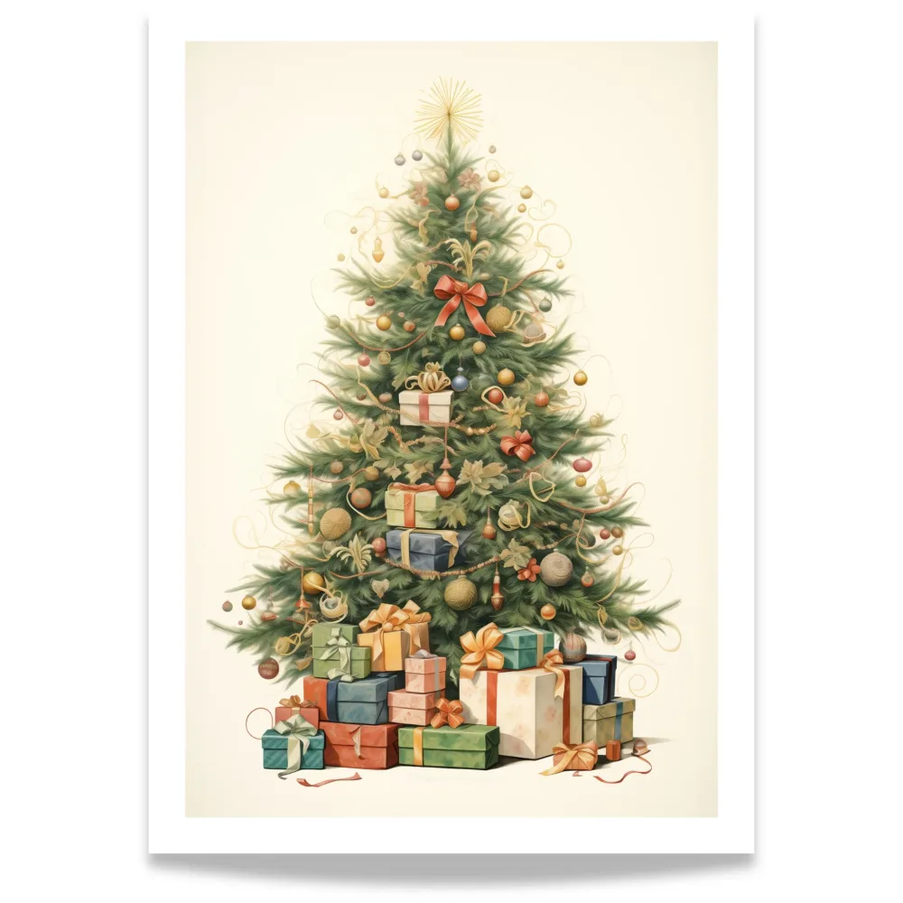 GOLDEN CHRISTMAS TREE