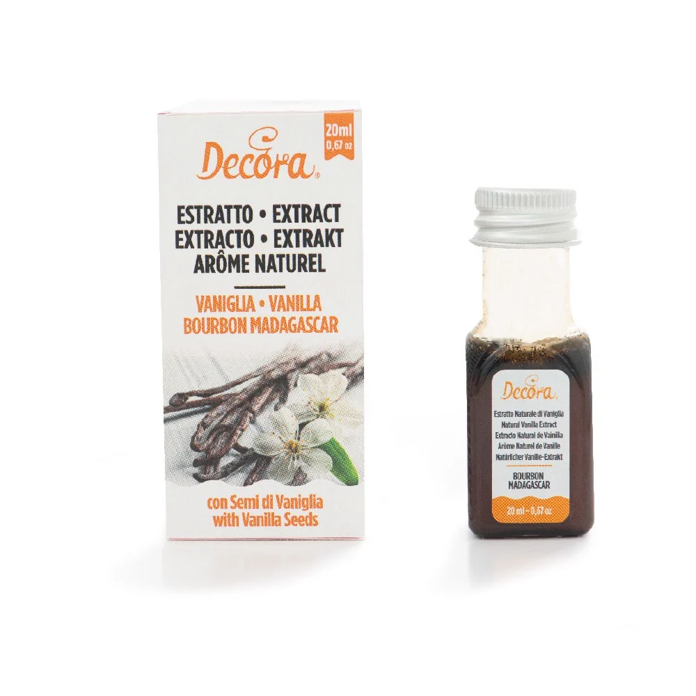 Decora Bourbon Vaniljeekstrakt, 20ml Decora Bourbon Vaniljeekstrakt, 20ml