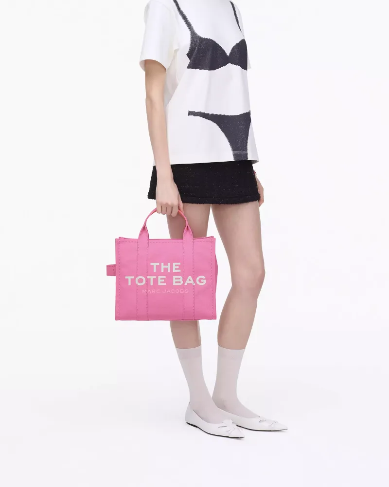 The Canvas Medium Tote - Bow Pink - Bilde 3