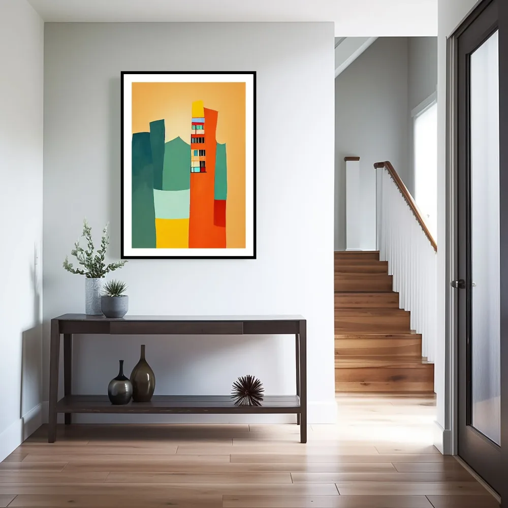 BAUHAUS GEOMETRIC ART No25 – PLAKAT OG LERRET - Bilde 2