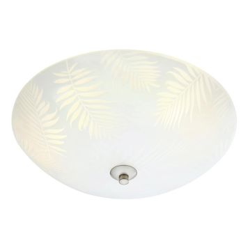 PLAFOND MARKSLÖJD BLAD 43CM HVIT/STÅL PLAFOND MARKSLÖJD BLAD 43CM HVIT/STÅL